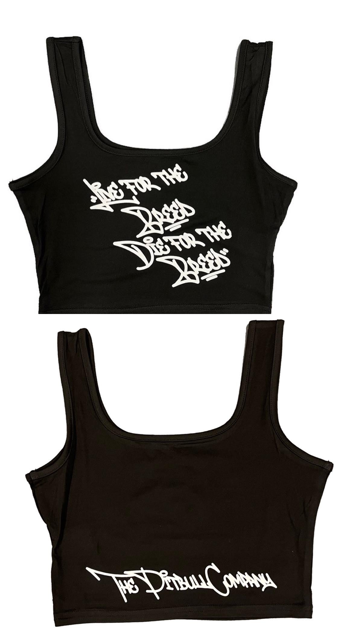 "Live For The Breed, Die For The Breed" Soft Crop Top